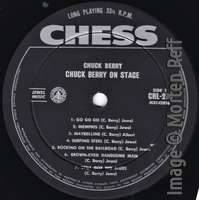 Chuck Berry: On Stage - Australia label side 1